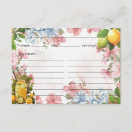 Pink Lemonade Rezept Karte