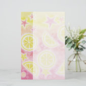 Pink-Lemonade-Schreibpapier Briefpapier (Stehend Vorderseite)