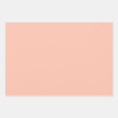 Pink Lemonade Solid Color | Classic | elegant Geschenkpapier Set (Vorderseite 2)