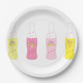 Pink Lemonade Sommer Zitrus  Pappteller (Vorderseite)