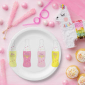 Pink Lemonade Summer Citrus Pappteller (Party)