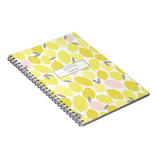 Pink Lemonade von Origami Prints Custom Notebook Notizblock (Rechte Seite)