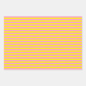 Pink Lemonade Yellow Geschenkpapier Set (Vorderseite 3)