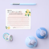 Pink Lemons Share a Date Ideo Shower Game Card Flyer (Einzeln)