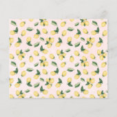 Pink Lemons Time Capsul Ratschläge für eine Karte (Hinten)