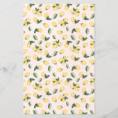 Pink Lemons Was hat Groom Say Showspielkarte gemac Flyer (Hinten)