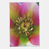 Pink Lenten Rose, Geschirrtuch (Vertikal)