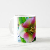 Pink Lenten Rose, Kaffeetasse (Vorderseite Links)