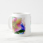 Pink Lenten Rose, Kaffeetasse (Vorderseite Links)