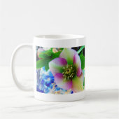 Pink Lenten Rose Kaffeetasse (Links)