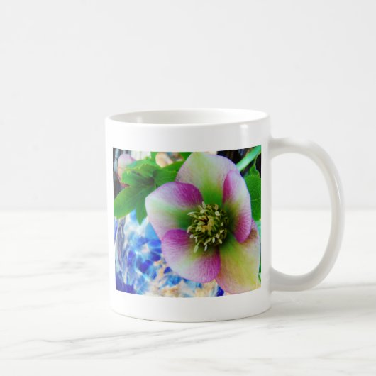 Pink Lenten Rose Kaffeetasse (Rechts)