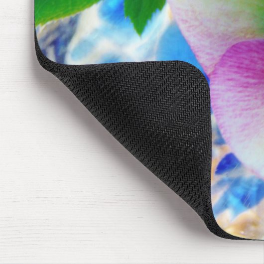 Pink Lenten Rose Mousepad (Ecke)