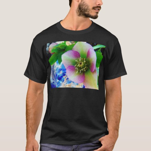 Pink Lenten Rose T-Shirt (Vorderseite)