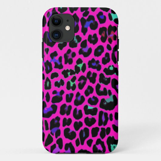 Pink-Leopard-Druck Case-Mate iPhone Hülle (Rückseite)