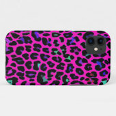 Pink-Leopard-Druck Case-Mate iPhone Hülle (Rückseite (Horizontal))
