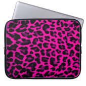 Pink-Leopard-Druck-Laptop-Hülse Laptopschutzhülle (Vorderseite)