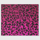 Pink-Leopard-Druck-Packpapier Geschenkpapier (Flach)