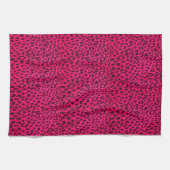 Pink-Leopard-Druck Towel* Geschirrtuch (Horizontal)