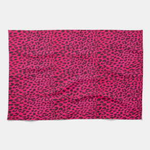 Pink-Leopard-Druck Towel* Geschirrtuch