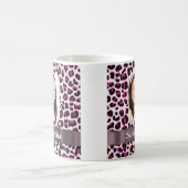 Pink Leopard-Druckvorlage Kaffeetasse (Mittel)