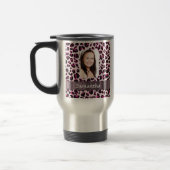 Pink Leopard-Druckvorlage Reisebecher (Links)