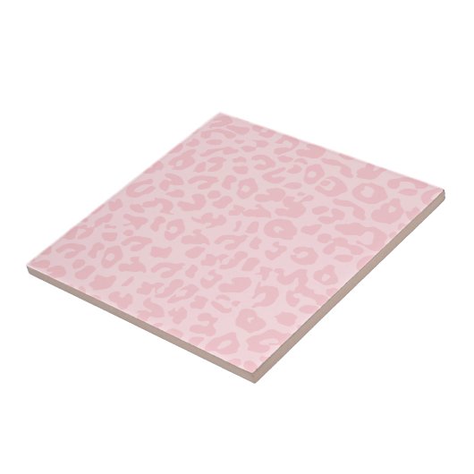 Pink Leopard Fliese (Seite)