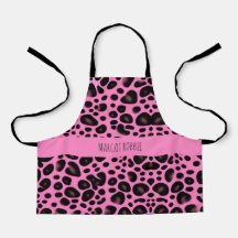 Pink Leopard Formen Geometrisches Muster