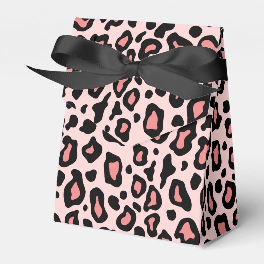 Pink Leopard Gefälligkeitsbox Geschenkschachtel (Vorderseite)