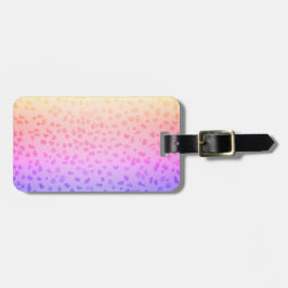 Pink Leopard Gepäckmarke Gepäckanhänger
