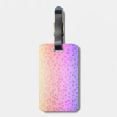 Pink Leopard Gepäckmarke Gepäckanhänger (Rückseite vertikal)