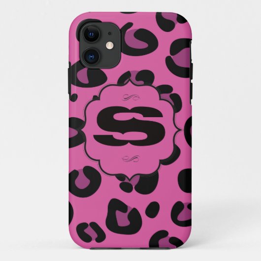 Pink Leopard iPhone 5 Mate Barely There™ Case (Rückseite)