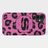 Pink Leopard iPhone 5 Mate Barely There™ Case (Rückseite (Horizontal))