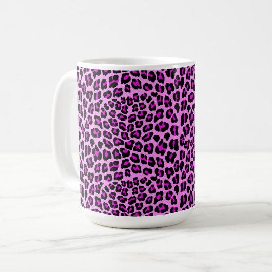 Pink Leopard Kaffeetasse (Vorderseite Links)