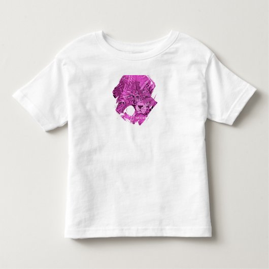 Pink Leopard Kleinkind T-shirt (Vorderseite)
