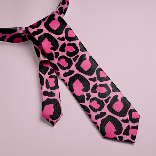 Pink Leopard Krawatte