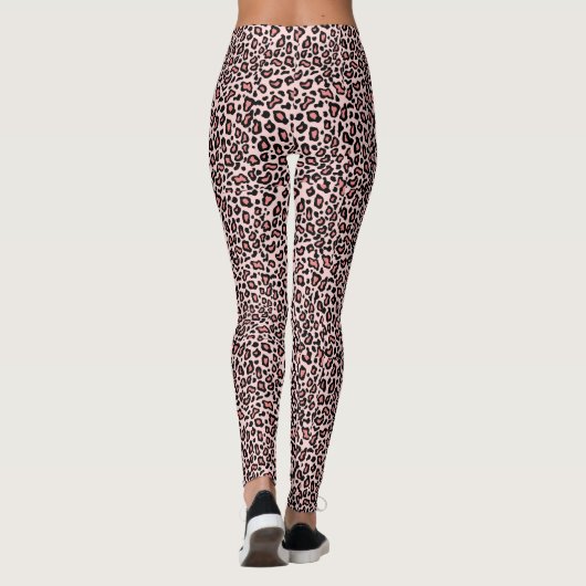 Pink Leopard Leggings (Rückseite)