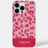 Pink Leopard Muster Case-Mate iPhone Hülle (Rückseite)