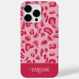 Pink Leopard Muster Case-Mate iPhone 14 Pro Max Hülle