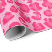 Pink Leopard Muster Geschenkpapier (Rolleneckpunkt)