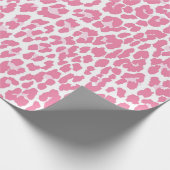 Pink Leopard Muster Geschenkpapier (Ecke)