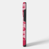 Pink Leopard Muster iPhone Hülle (Linke Seite)