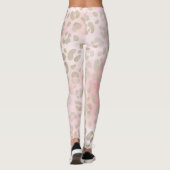 Pink-Leopard-Muster Leggings (Rückseite)
