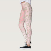 Pink-Leopard-Muster Leggings (Links)