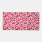 Pink Leopard Muster Schreibtischunterlage (Vorderseite)