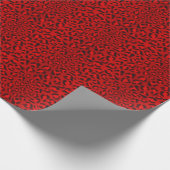 Pink leopard Pattern-Textur. Geschenkpapier (Ecke)