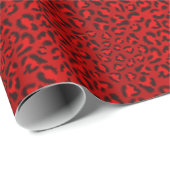 Pink leopard Pattern-Textur. Geschenkpapier (Rolleneckpunkt)