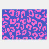 Pink Leopard Print Abschluss Geschenkpapier Set (Vorderseite 3)