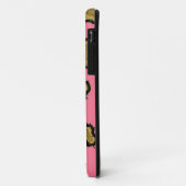 Pink Leopard Print Case-Mate iPhone Hülle (Hinten/Links)