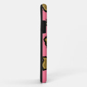 Pink Leopard Print Case-Mate iPhone Hülle (Hinten/Rechts)