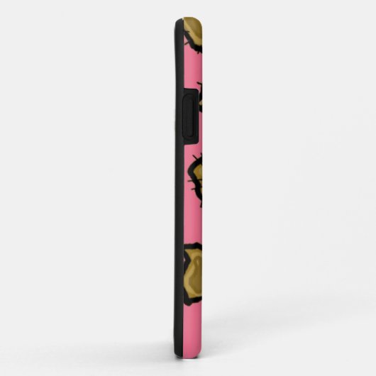 Pink Leopard Print Case-Mate iPhone Hülle (Hinten/Rechts)